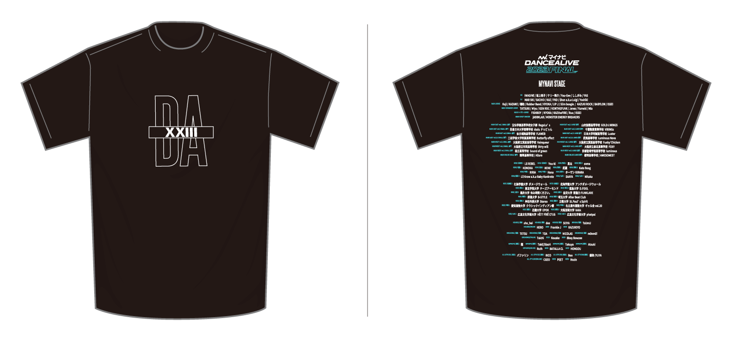アライブOFFICIAL Tシャツ 2023 / MYNAVI