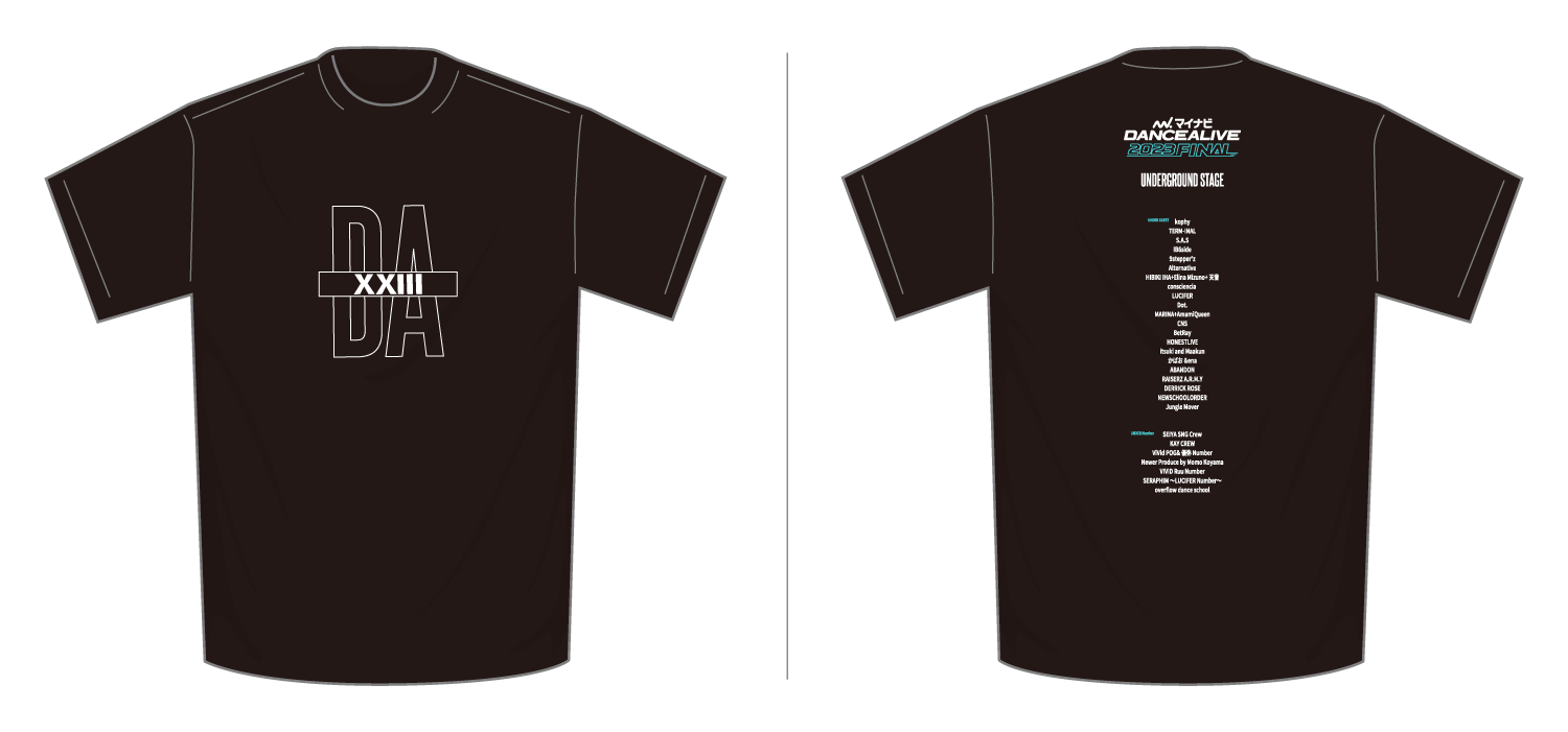 アライブOFFICIAL Tシャツ 2023 / UNDERGROUND