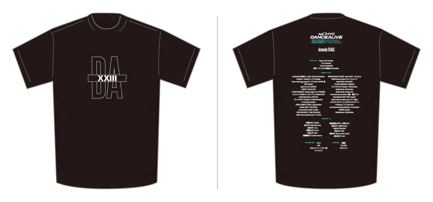 アライブOFFICIAL Tシャツ 2023 / Anomaly